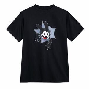 Disney Oswald Lucky Rabbit graphic t-shirt Men’s Large Black Cotton Short Sleeve